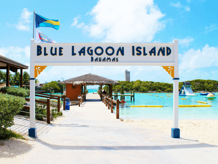 Blue Lagoon Entrance Nassau Bahamas