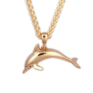 Blesiya 60Pcs Gold Silver LOT Dolphin Pendant Charms Necklace Chain Jewelry