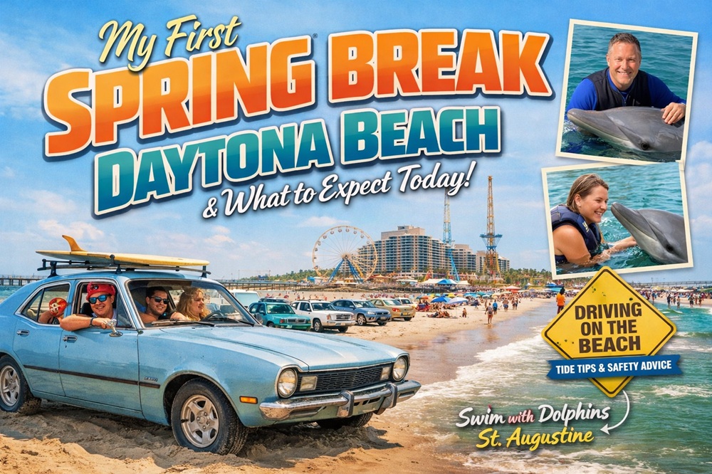 Spring Break Beach Rack My First Spring Break Daytona Beach | Driving on the Beach Tips