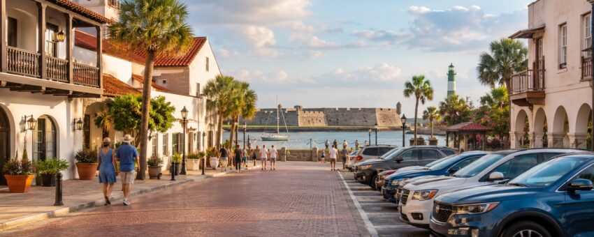 Parking St Augustine Swim with Dolphins
