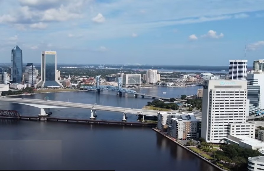 Jacksonville City Skyline